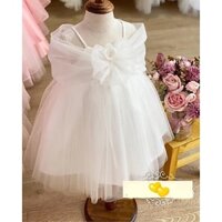 Váy công chúa trễ vai bé gái