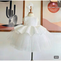 Váy công chúa váy kim sa cho bé mặc sang chảnh nhẹ nhàng