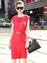 Váy công sở nhập khẩu VDHQL0009