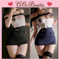 Váy Cosplay Cảnh Sát Nóng Bỏng Gợi Cảm Xanh Đen CP169 CICI BONITA HCM