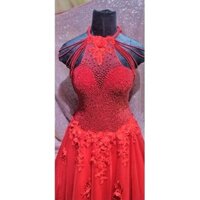 Váy cưới công chúa cổ yếm big size