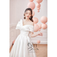 Váy cưới, đầm dự tiệc trễ vai