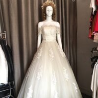 Váy cưới ren Quãng Châu cao cấp