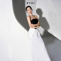 Váy Cúp Ngực Corset Nữ Dáng Dài Phối Xếp Nhúng Nhấn Eo Tôn Dáng Sang Trọng BYDI Design | ELWYN DRESS