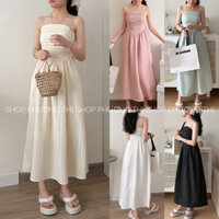 Váy cúp ngực, đầm 2 dây LOU DRESS đi biển, dạo phố (video/sẵn)