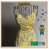 Váy cúp ngực đầm dáng xòe tiểu thư chất xốp hoa hồng nổi kiểu công chúa bồng bềnh, Đầm Xòe Cúp Ngực 2 Dây