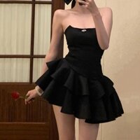 Váy Cúp Ngực Thiết Kế Màu Đen Sang Trọng Sexy Dành Cho Bạn Gái