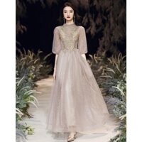 Váy dạ hội cho bé gái VF 2025, mới, khí chất quý phái, sinh nhật học sinh, lễ trưởng thành 18 tuổi, trang phục thường ngày, váy dài