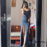 Váy dạ hội hở vai cổ điển WEANIA dành cho nữ