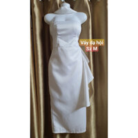 Váy dạ hội váy body vòng cổ