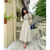 VÁY DÀI VINTAGE PHONG CÁCH HÀN QUỐC