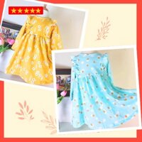 Váy đầm bé gái cotton 💥 SIÊU XINH 💥 váy dài tay bé gái xuất dư VNXK không bai nhão, mềm mịn (7-25 kg)