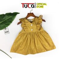 Váy Đầm Bé Gái Cực Yêu Vải Thô Hàn Quốc