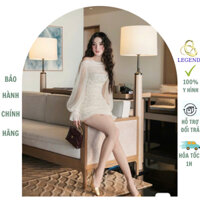 Váy đầm body phối ren pha lưới trễ vai sang trọng