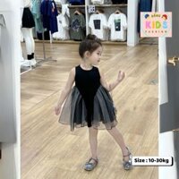 Váy đầm công chúa cho bé gái cách điệu xòe ren 2 bên điệu đà xinh xắn từ 10 đến 30kg Bống-Kids Fashion
