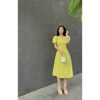 Váy đầm dự tiệc cưới trẻ trung mẫu váy đẹp dự đám cưới dáng dài kín đáo thanh lịch xinh đẹp KN Boutique