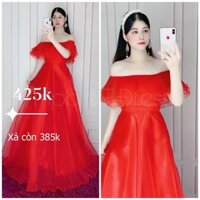🍀Váy Đầm Dự Tiệc, Đầm Dạ Hội maxi  hàng thiết kế kèm lót ngực ms 08