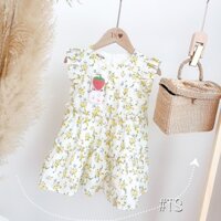 Váy đầm hoa vàng nhí