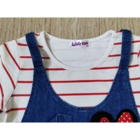 Váy đầm jean yếm LakeEr Kids size 90