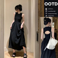 Váy đầm maxi dáng dài đi tiệc đi biển thiết kế khoét lưng cách điệu hàng Quảng Châu co giãn HQ (CÓ BIG SIZE) SP108