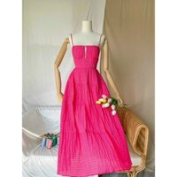 Váy Đầm Maxi Đi Biển 2s Bốn Màu Rực Rỡ Chụp Hình Sống Ảo - Iris