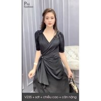 Váy Đầm Nữ Đẹp -  Phố Fashion -  Chất lụa Hàn cấp - V235