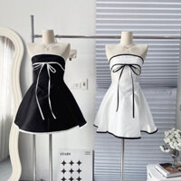 Váy đầm ống xếp ly dáng đẹp chất tatfa ánh kim thiết kế cao cấp  Váy chất  tafta nhũ có kèm mút ngực, có lót quần 🛍️🛍️🛍️