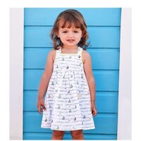 Váy Đầm thun dây Little Maven Cho Bé gái,Chất Thun Cotton