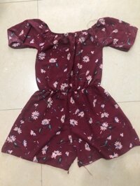 Váy đầm voan hoa nhí kiểu ngắn dáng xòe dự tiệc, dạo phố real shot - 14