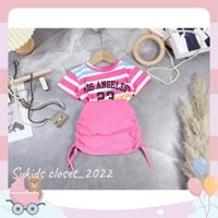 Váy DÂY RÚT Chân Váy  Sọc body ôm Đại 10-40kg siêu chất siêu rẻ cho bé từ 1 đến 9 tuổi