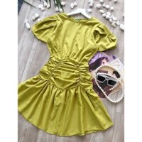 VÁY DỰ TIỆC ĐUÔI CÁ  TAY PHỒNG