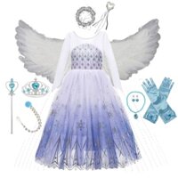 Váy elsa cho bé gái. Váy elsa đầm elsa cho bé gái. Váy dạ hội trẻ em noel