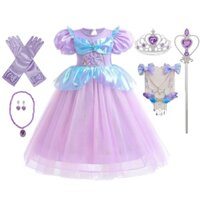 Váy elsa váy tiên cá cho bé gái. Váy dạ hội hóa trang noel