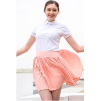 Váy golf nữ cam Hoplic&Play Women's Gathered chính hãng, Korea