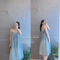 Váy hai dây bộ ngực 3 màu