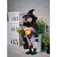 Váy halloween cho bé gái tặng kèm mũ như hình
