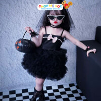 Váy Halloween Cho Bé Gái Váy Công Chúa Bé Gái 7 - 34kg Váy Thiết Kế Bé Gái Đầm Halloween Công Chúa Dự Tiệc Sang Chảnh