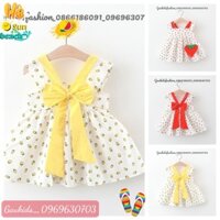 Váy hè bé gái Dâu Tây tay cánh tiên KÈM TÚI kiểu hàn quốc Gaukidsfashion