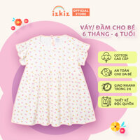 Váy Hè Cho Bé Gái 1-4 Tuổi, Đầm Bé Gái Vải Cotton Cao Cấp, Họa Tiết Hoa Nhí Đáng Yêu