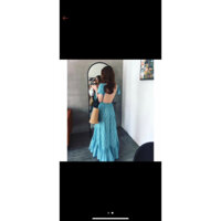váy hở lưng maxi
