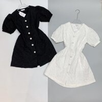 Váy Hoa Gấm Hở Lưng Cao Cấp - Kim Linh Shop