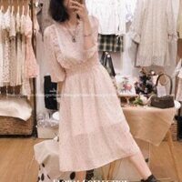 Váy hoa nhí cam đào The Sugar Town siêu xinh