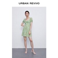 Váy hoa nhí xanh vàng