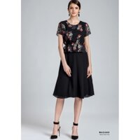 Váy  hoa peplum cách điệu
