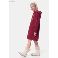 Váy hoodie đỏ hồng