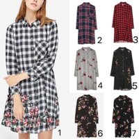 Váy kẻ caro Stradivarius