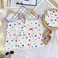 Váy kèm mũ bé gái