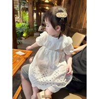 Váy Lami Cho Bé Milk Clothes EX033 Màu Trắng