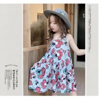 Váy lanh hai dây bé gái :D