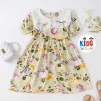 VÁY LANH LỤA DÁNG XÒE BÉ GÁI